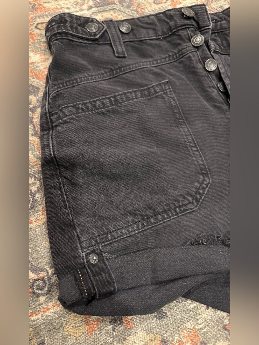 We The Free Button Fly Frayed Hem Shorts - Picture 5 of 8